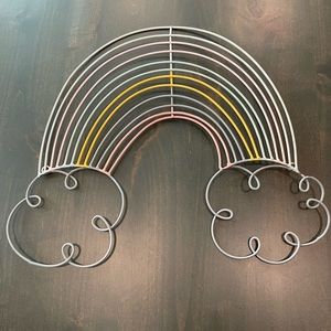 Metal rainbow wall hanging decoration